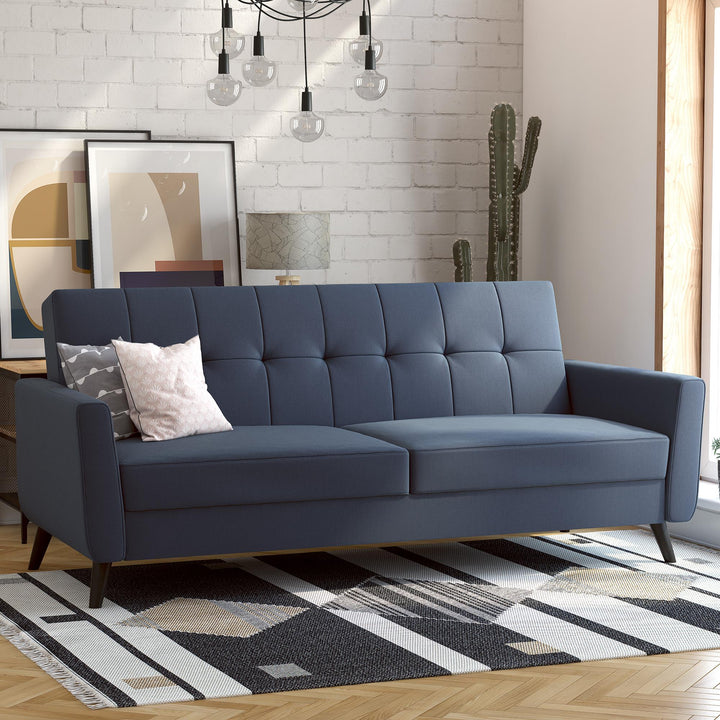 Parker Futon with Storage - Blue