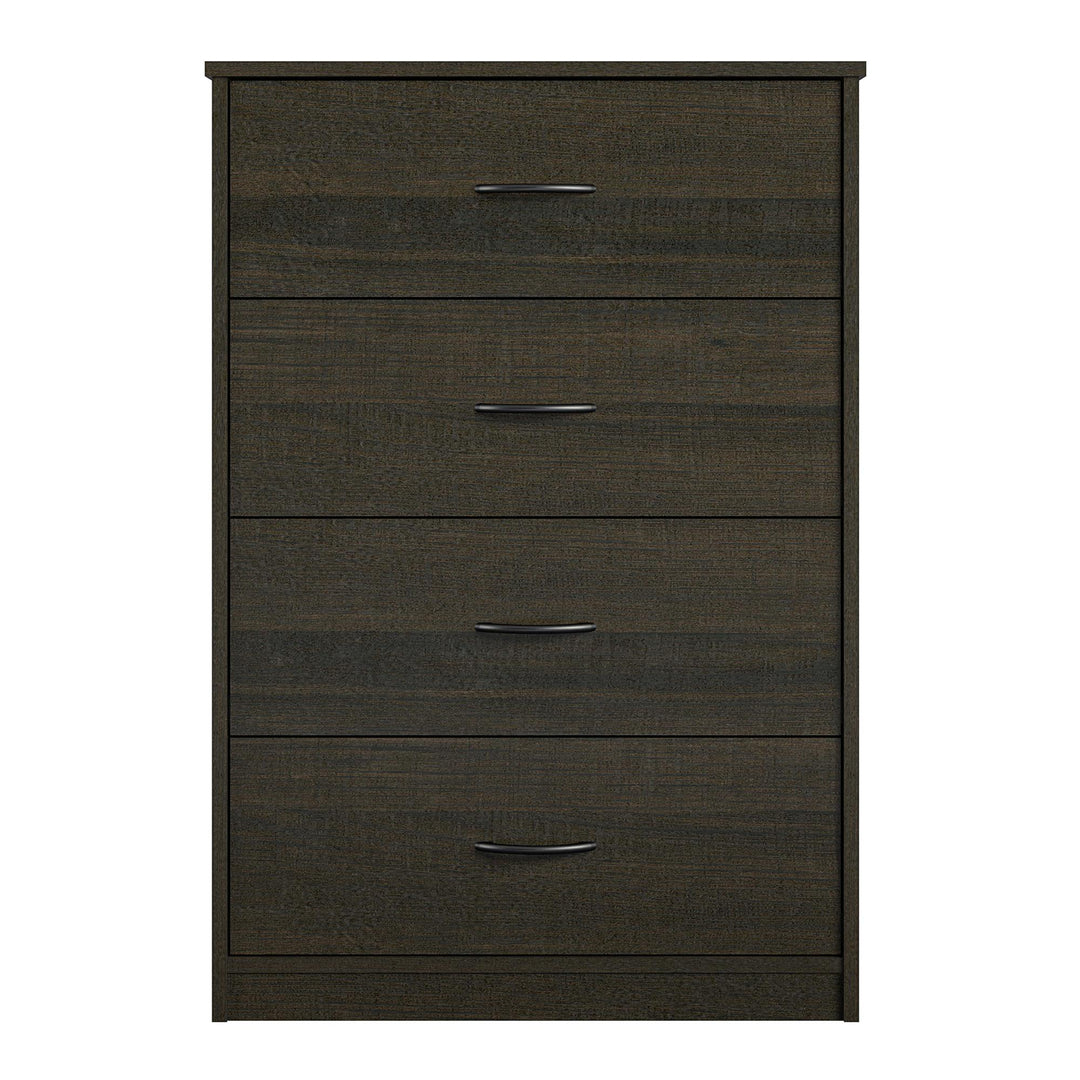 Bedroom essentials: Four-drawer Heritage wooden dresser - Espresso