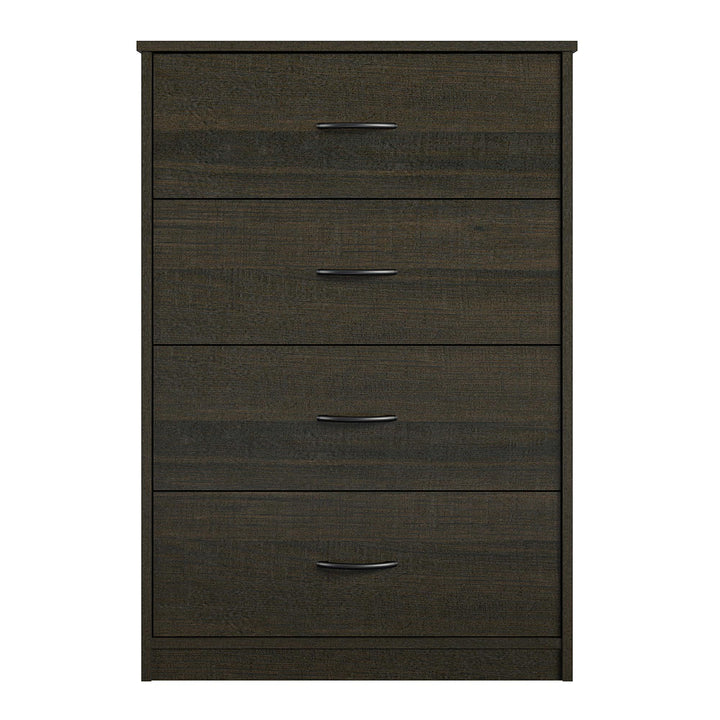 Bedroom essentials: Four-drawer Heritage wooden dresser - Espresso
