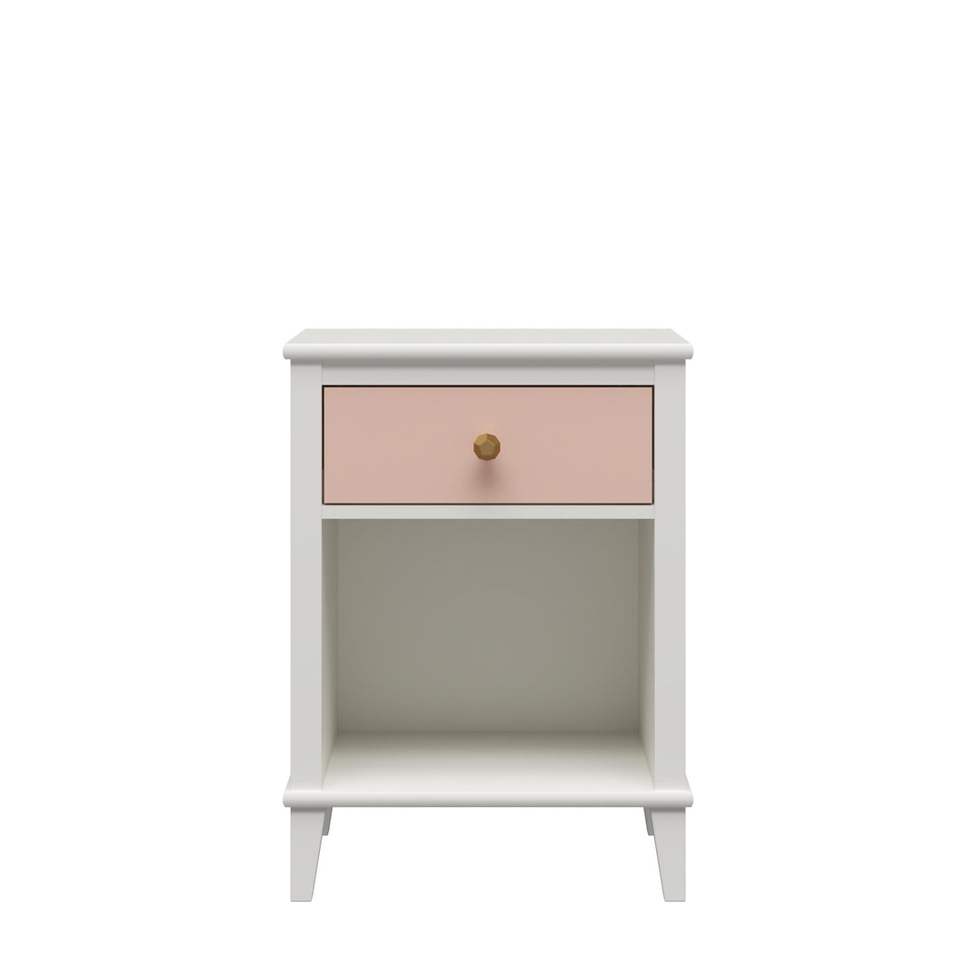 Monarch Hill Poppy Nightstand with 2 Sets of Knobs -  Pink