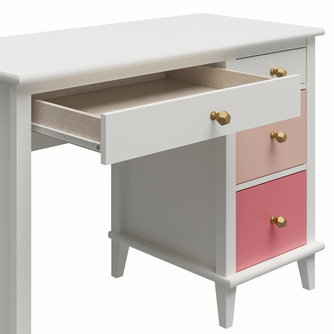 Functional and decorative kids’ desk -  Pink
