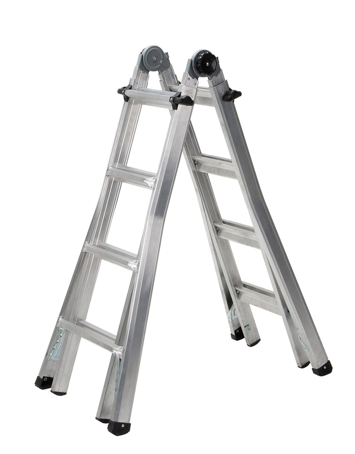18 Foot Reach Multi-Position Ladder System - Aluminum Yellow Type 1a