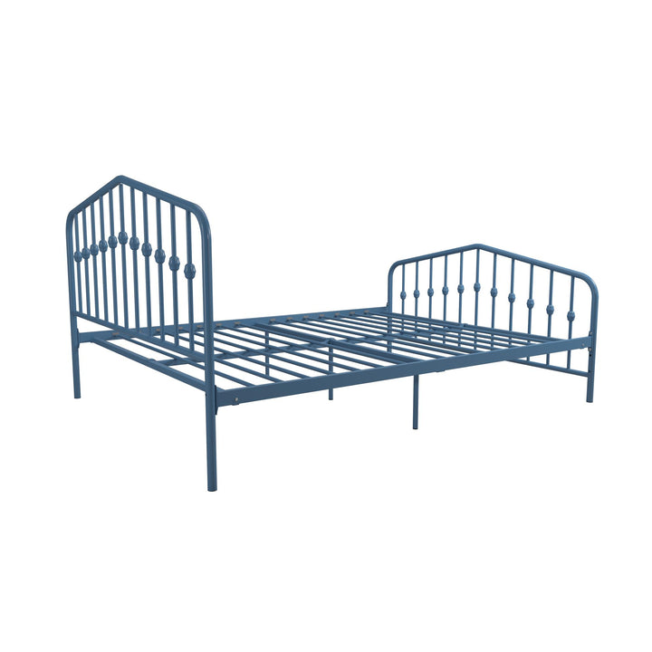 Bushwick Metal Bed - Sea Blue - Queen