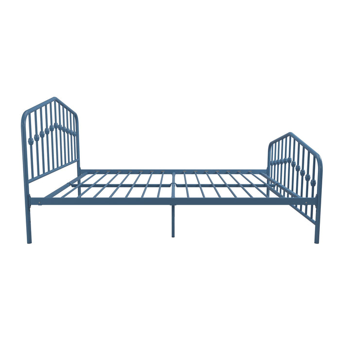 Bushwick Metal Bed - Sea Blue - Queen
