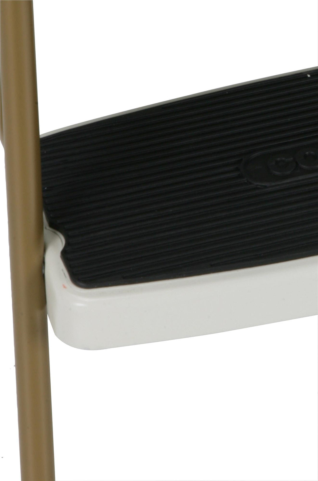 Stylaire Retro Chair + Step Stool with Flip-Up Seat - Gold - 1-Pack