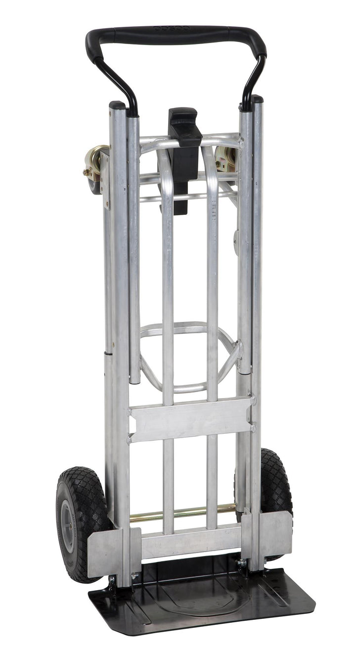 3 in 1 Assist Series Hand Truck with Flat-Free Wheels - Black