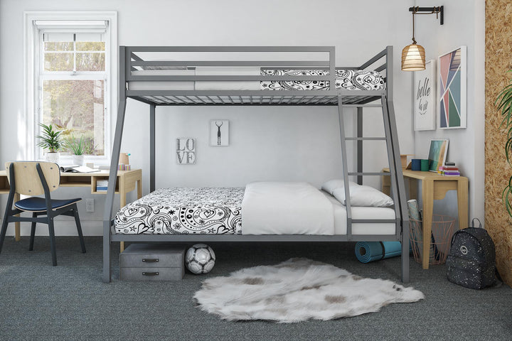 Twin-over-full bedroom solution -  Silver 