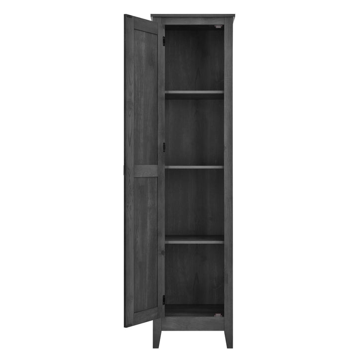 Farmington Rustic Farmhouse 18 Inch Wide Storage Cabinet - Rustic Gray