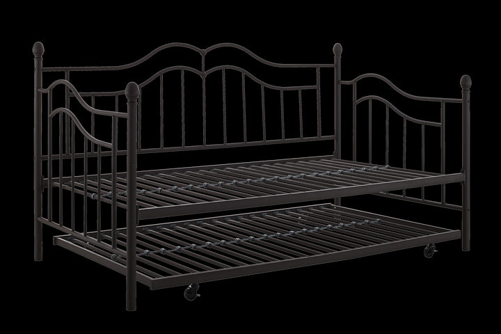 Essential Home Scroll Daybed and Trundle Set - Bronze