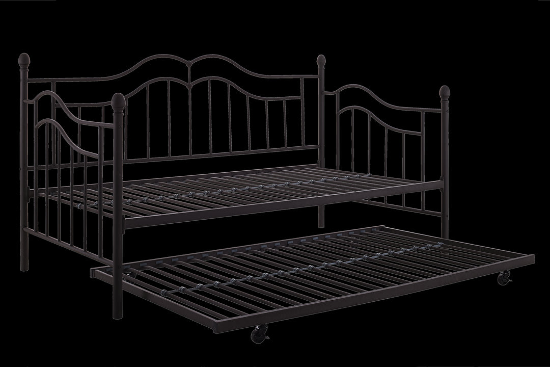 Essential Home Scroll Daybed and Trundle Set - Bronze