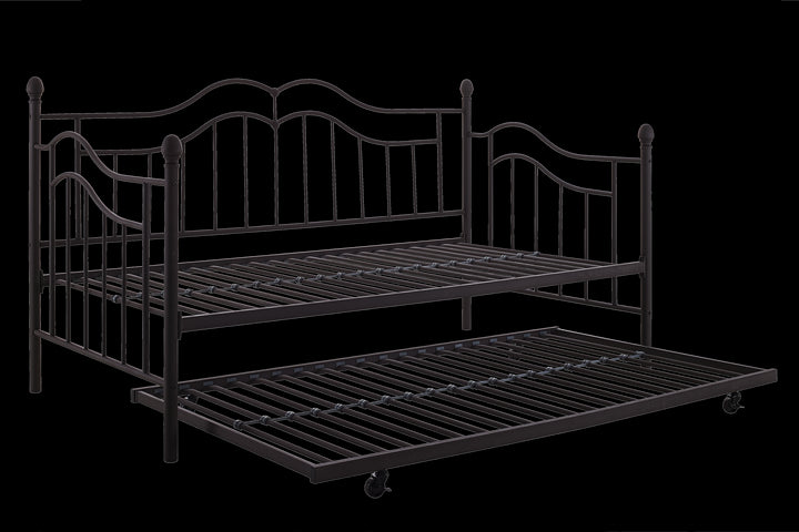 Essential Home Scroll Daybed and Trundle Set - Bronze