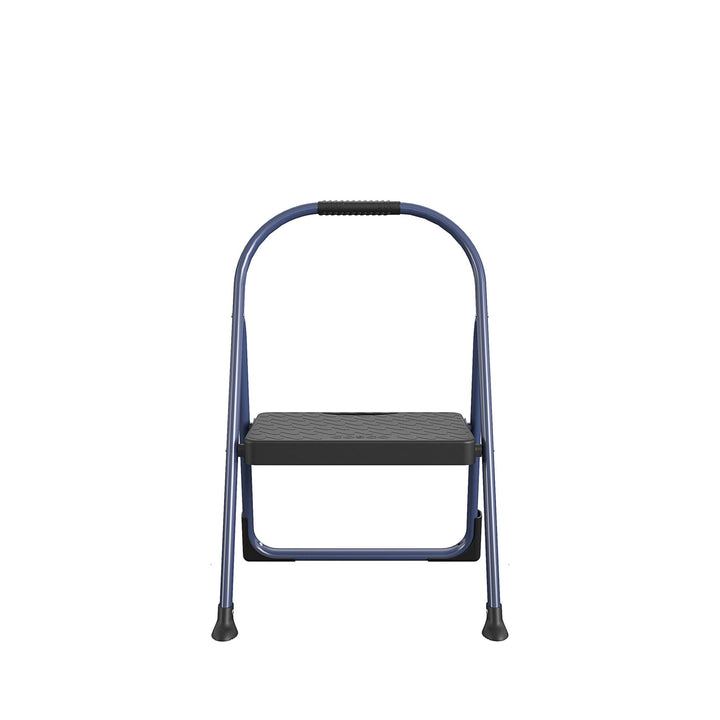 Multi-Step Folding Step Stool with 225 lb Weight Capacity - Navy - 1 Step 