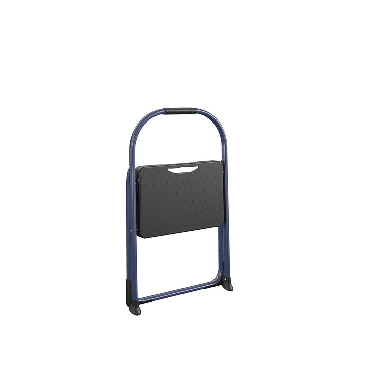 Multi-Step Folding Step Stool with 225 lb Weight Capacity - Navy - 1 Step 