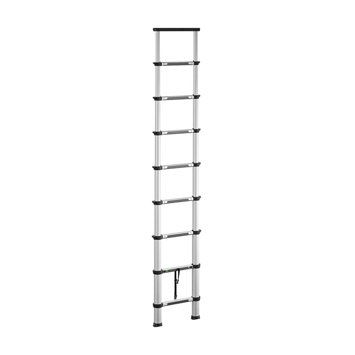 12 Foot Foldable Telescopic Ladder - Aluminum/Black - 1-Pack