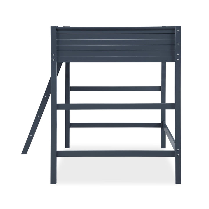 Denver Wooden Kids Loft Bed with Storage Space - Blue