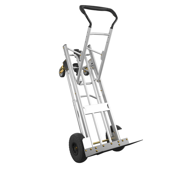 3 in 1 Assist Series Hand Truck with Flat-Free Wheels - Black