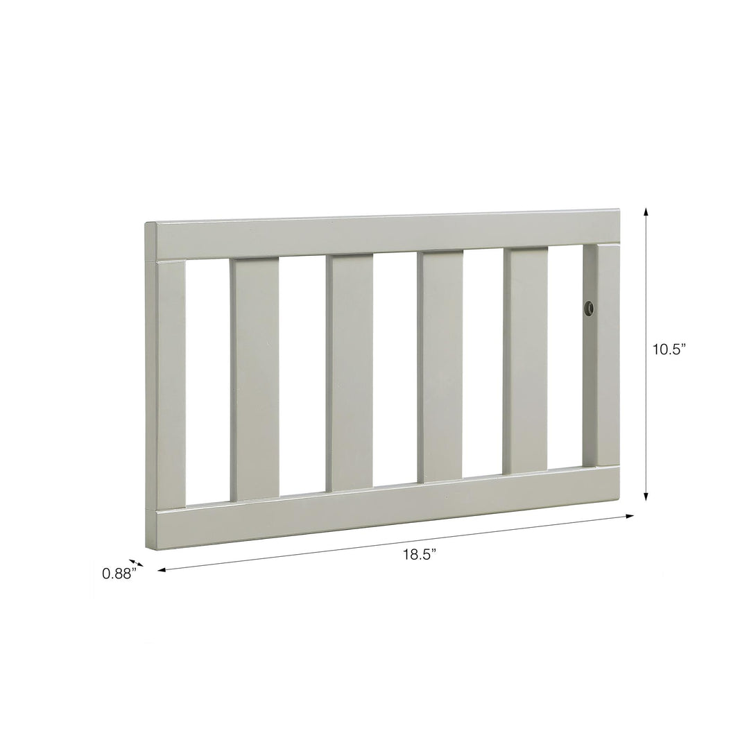 Miles Toddler Guardrail to Convert Crib into a Toddler Bed - Graphite Grey