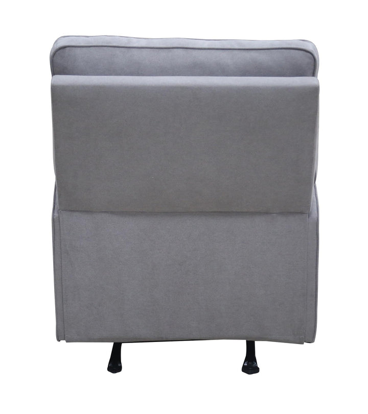 Salma Chenille Rocker Recliner Chair - Gray