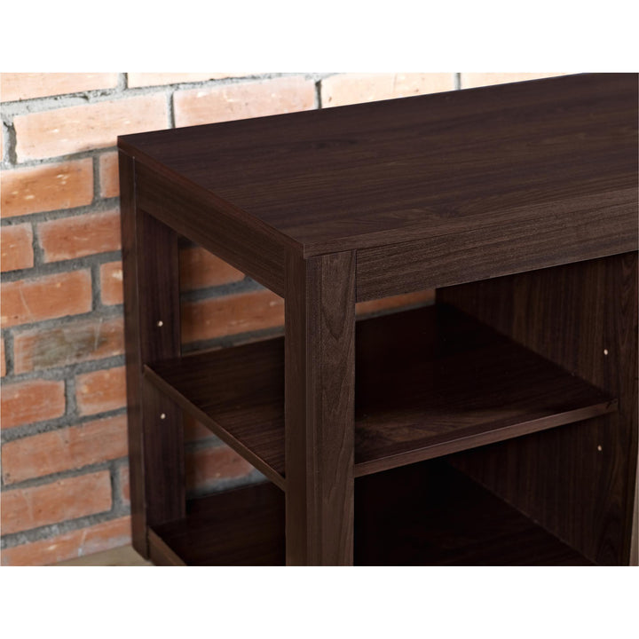 Parsons Electric Fireplace TV Stand for TVs up to 65 Inches - Espresso