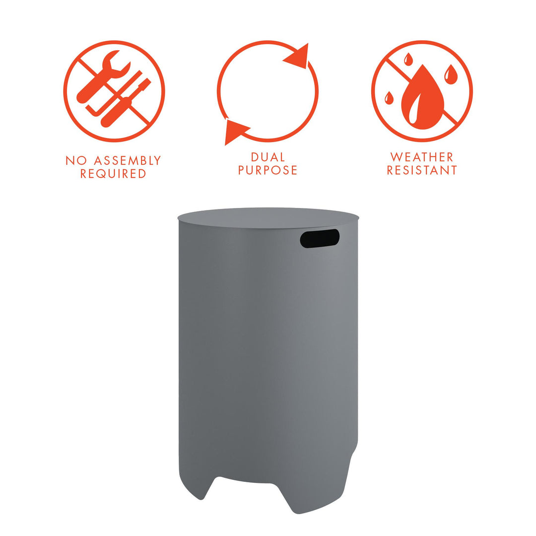 Astra Propane Tank Holder - Dark Gray