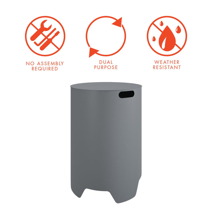 Astra Propane Tank Holder - Dark Gray