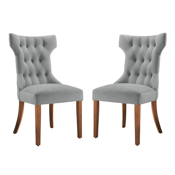Modern Clairborne Tufted Dining Chair -  Gray 