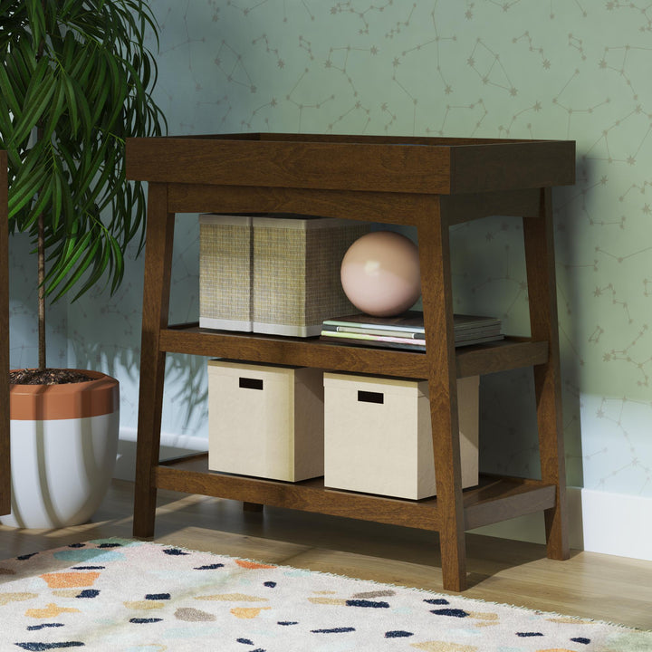 Harper Open Changing Table - Florence Walnut