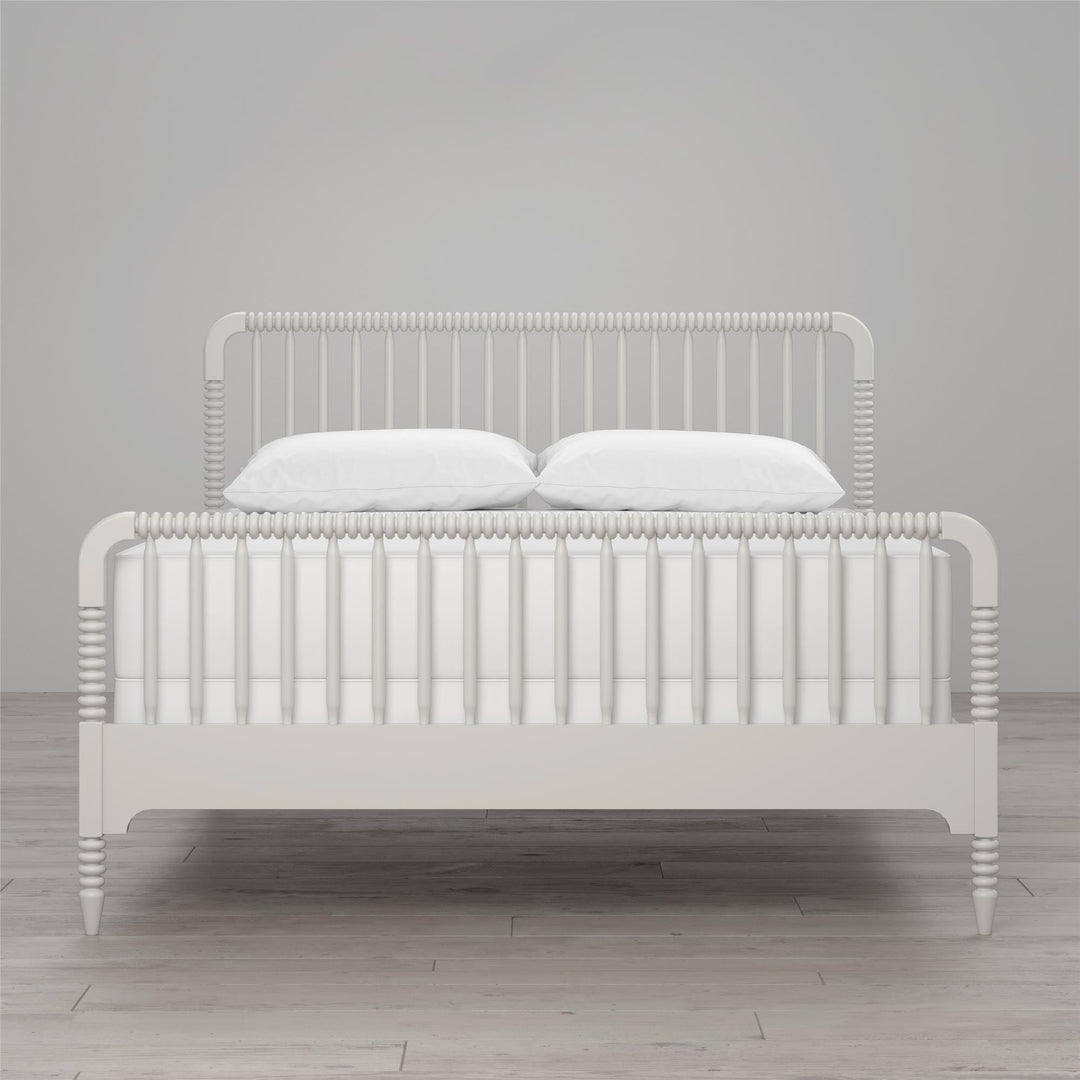 Rowan Valley Linden Kids' Full Size Bed with Wood Spindles - White - Full