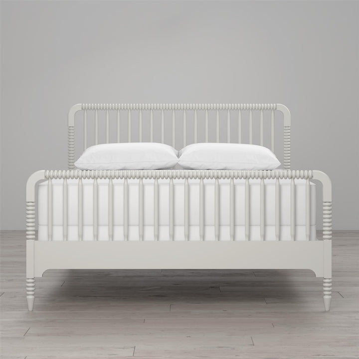 Rowan Valley Linden Kids' Full Size Bed with Wood Spindles - White - Full