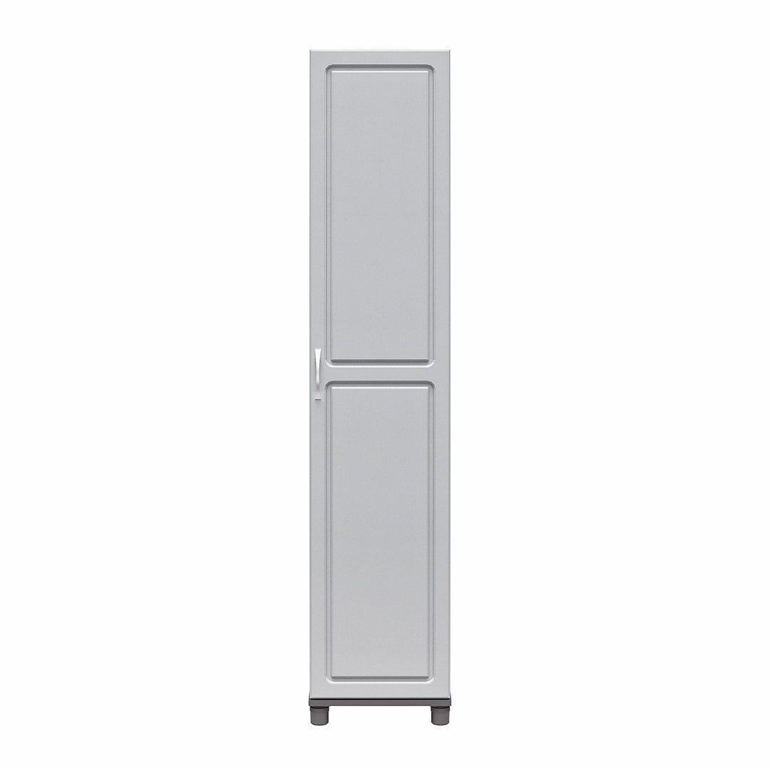 Kendall 16 Inch Multipurpose Storage Cabinet with 5 Shelves  -  Gray