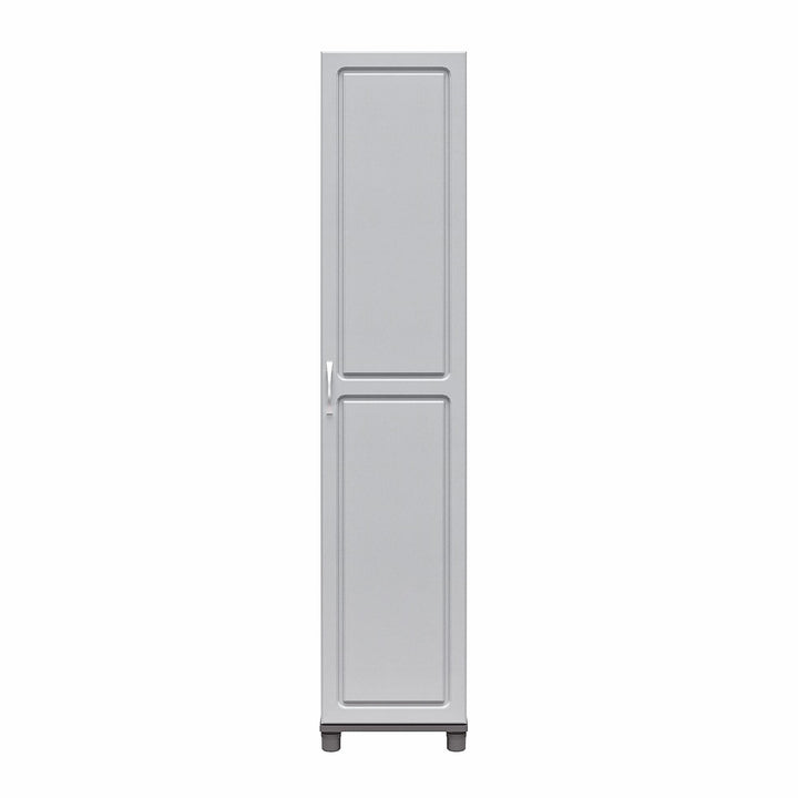 Kendall 16 Inch Multipurpose Storage Cabinet with 5 Shelves  -  Gray