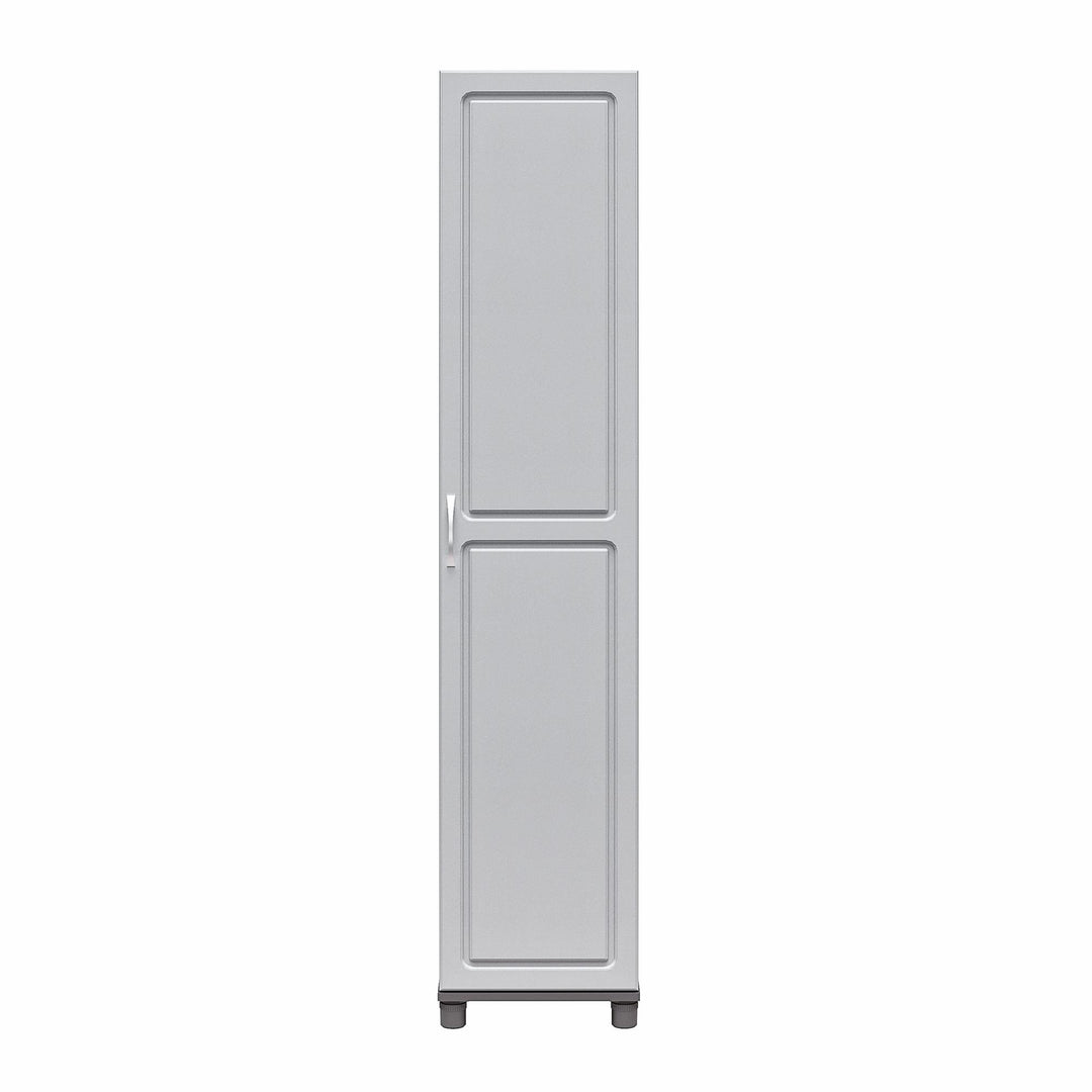 Kendall 16 Inch Multipurpose Storage Cabinet with 5 Shelves - Gray