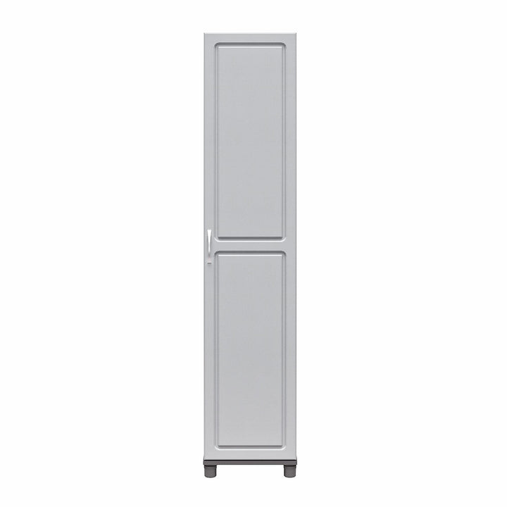 Kendall 16 Inch Multipurpose Storage Cabinet with 5 Shelves - Gray