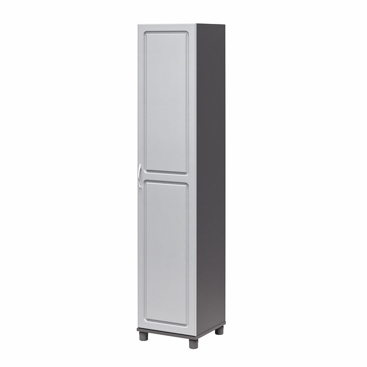 Kendall 16 Inch Multipurpose Storage Cabinet with 5 Shelves - Gray