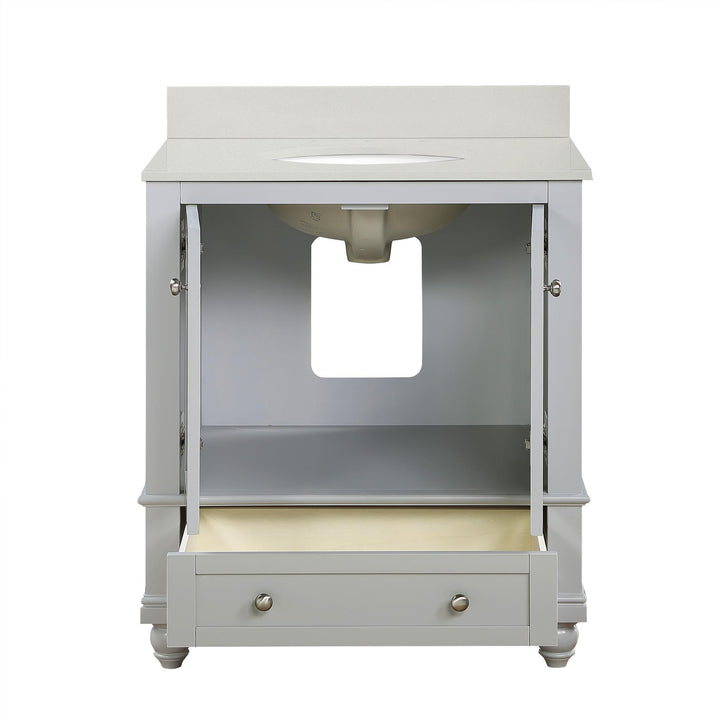 Monteray Beach vanity for modern restrooms -  Gray - 30"