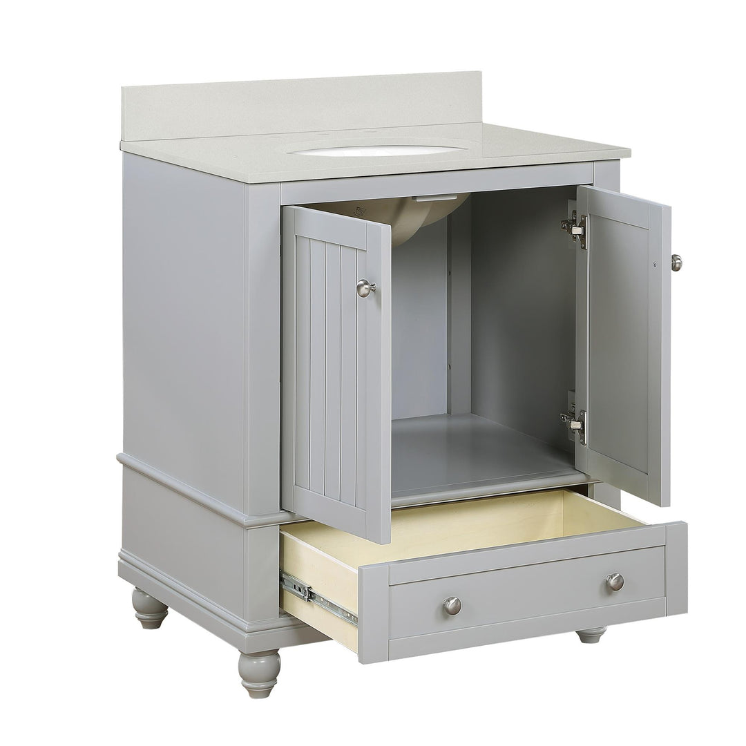 Monteray bathroom furniture with granite -  Gray - 30"
