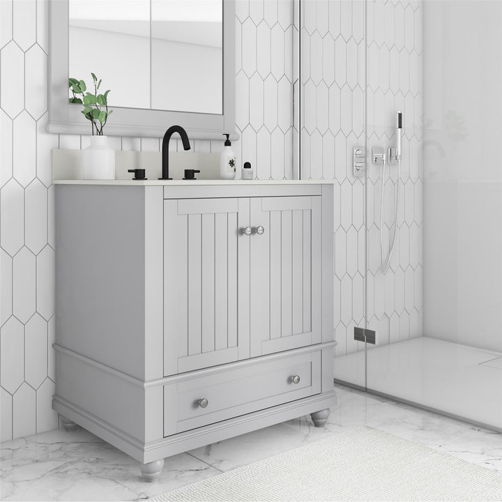 Stylish Monteray Beach bathroom piece -  Gray - 30"