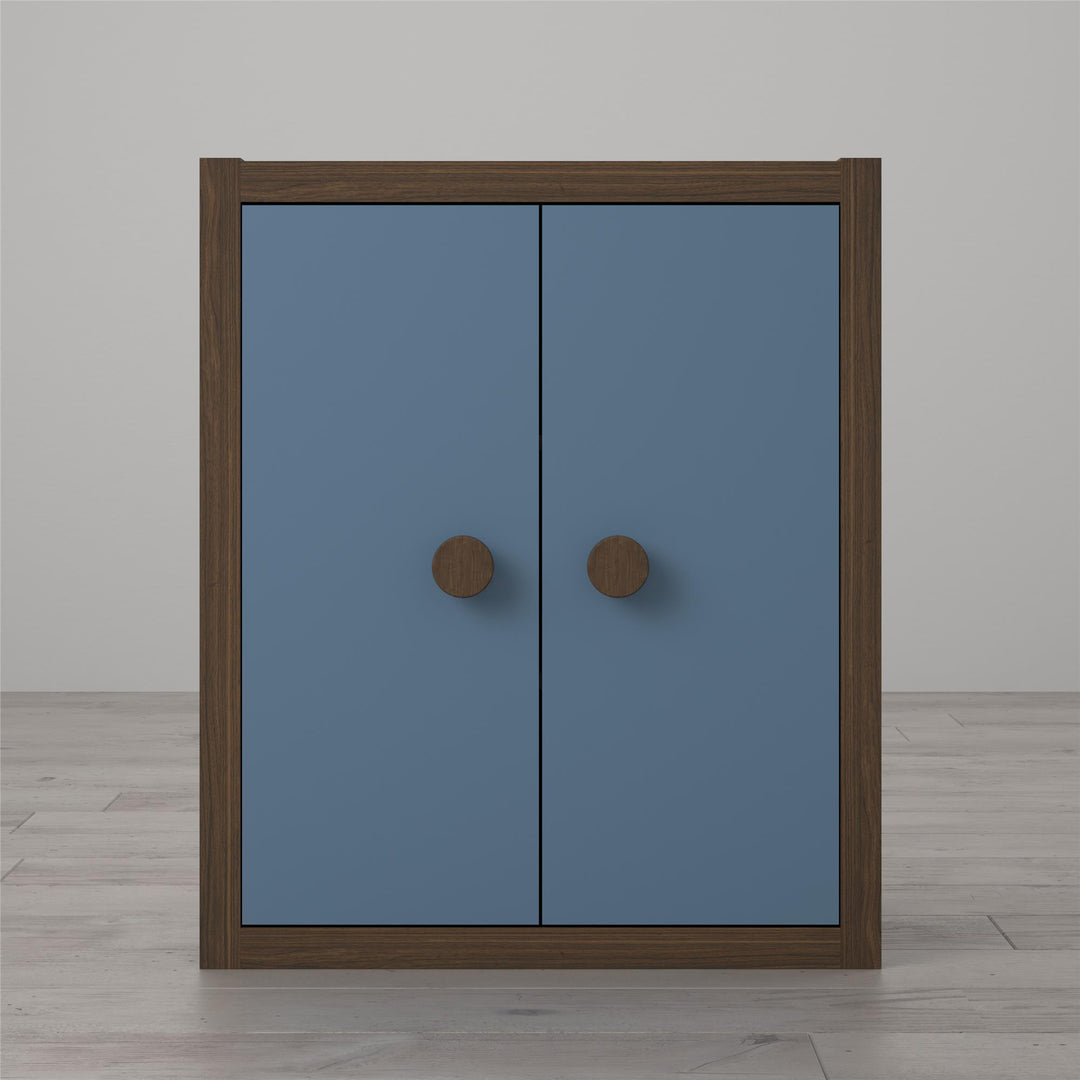Sierra Ridge Terra Modular Bookcase with Doors - Blue
