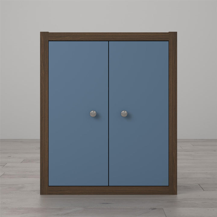 Sierra Ridge Terra Modular Bookcase with Doors - Blue