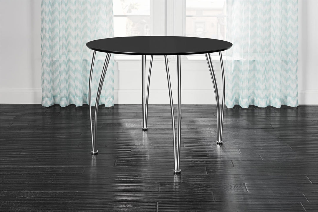 Round Dining Table Top - Black