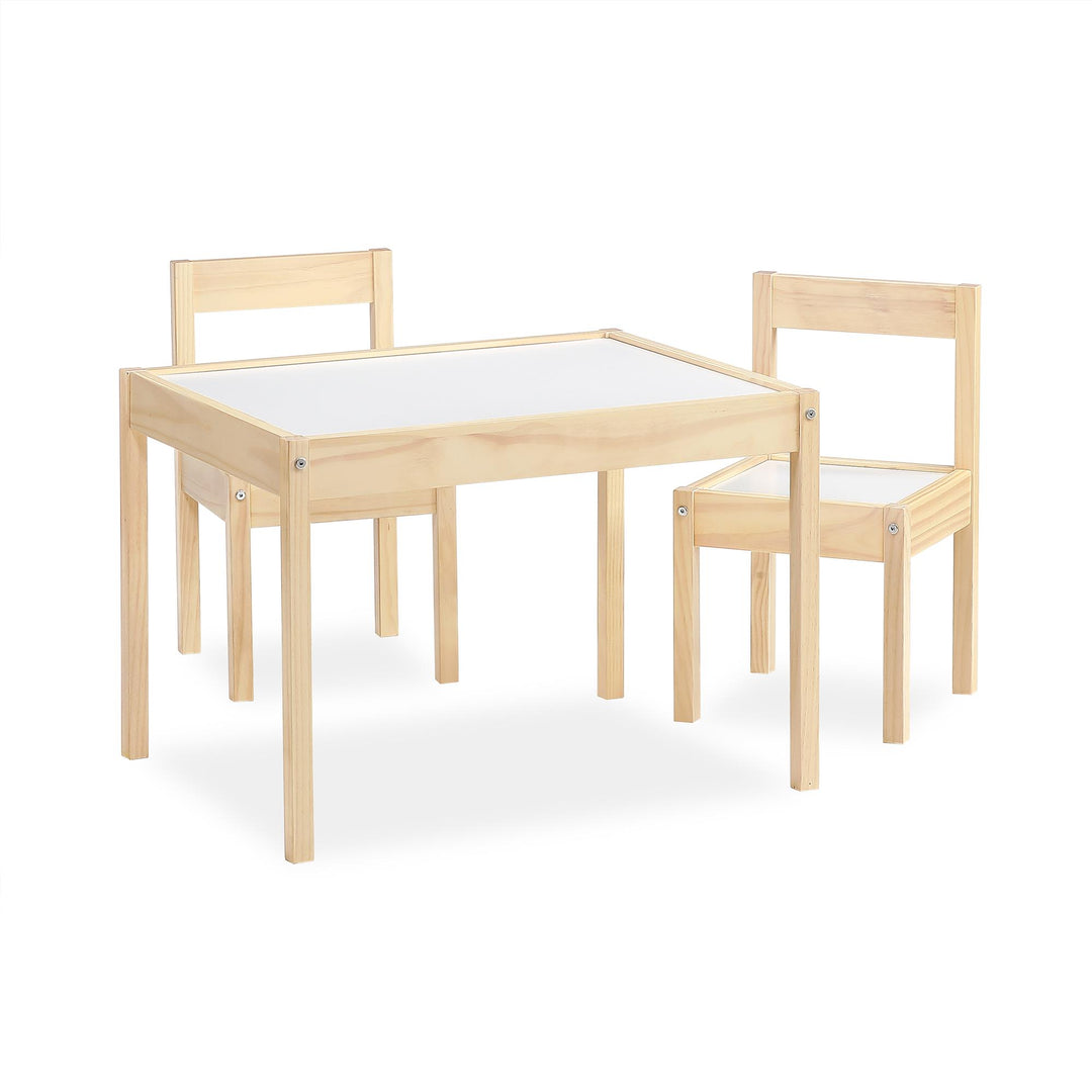 Hunter 3-Piece Kiddy Table and Chair Kids Set - Natural