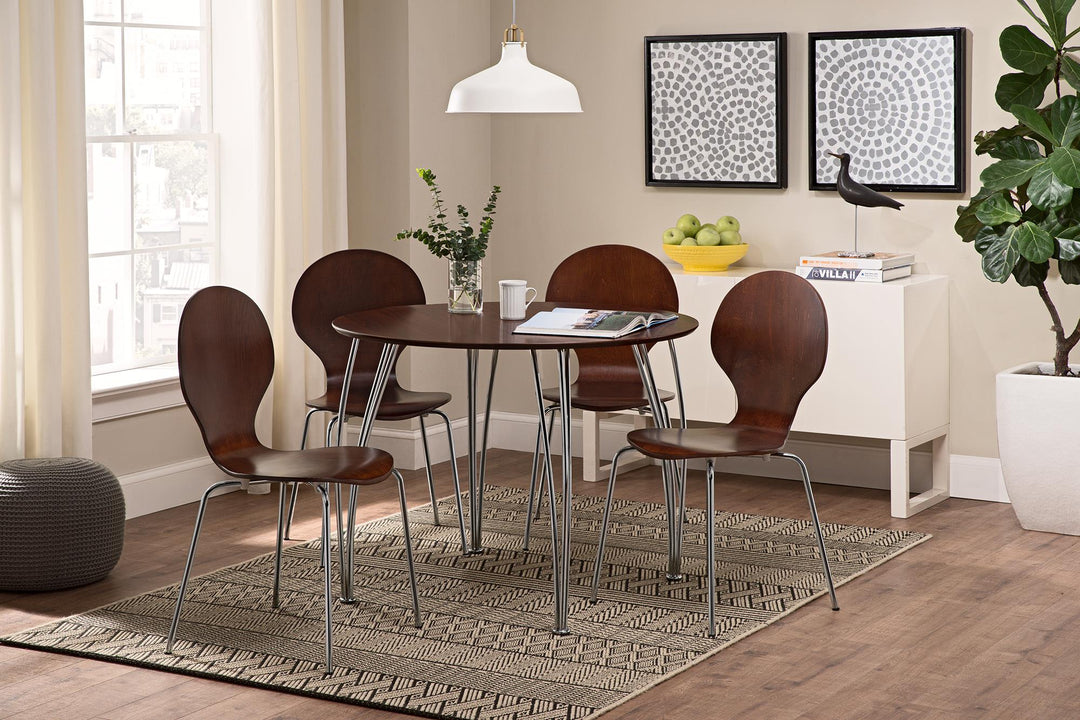Round Dining Table Top - Brown