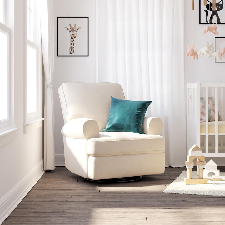 Tiana Swivel Glider for Living Room -  Beige