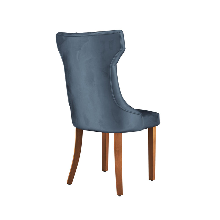 Modern Clairborne Tufted Dining Chair -  Navy 