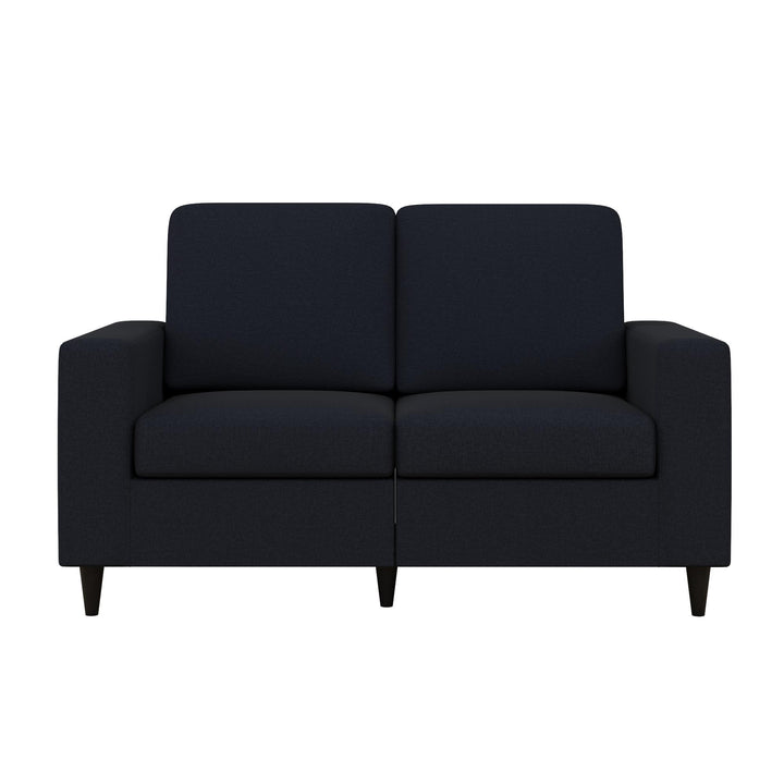 Coral Loveseat 2 Seater Upholstered Sofa - Blue
