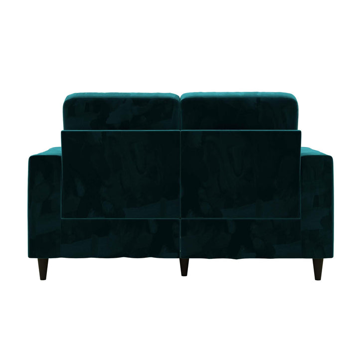 Coral Loveseat 2 Seater Upholstered Sofa - Green