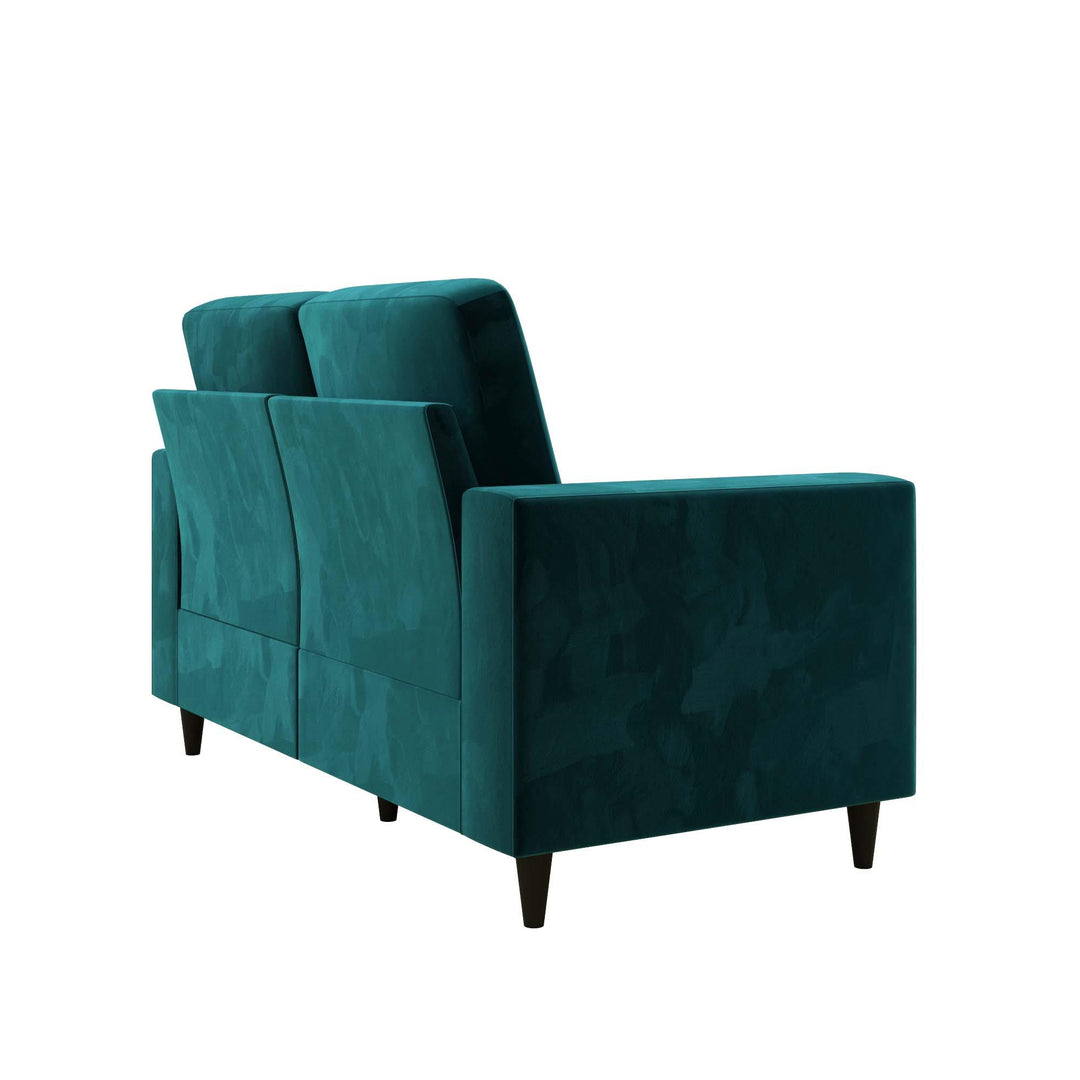 Coral Loveseat 2 Seater Upholstered Sofa - Green