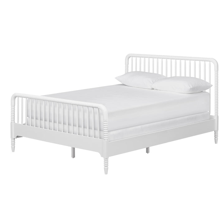 Rowan Valley Linden Kids' Full Size Bed with Wood Spindles - White - Full