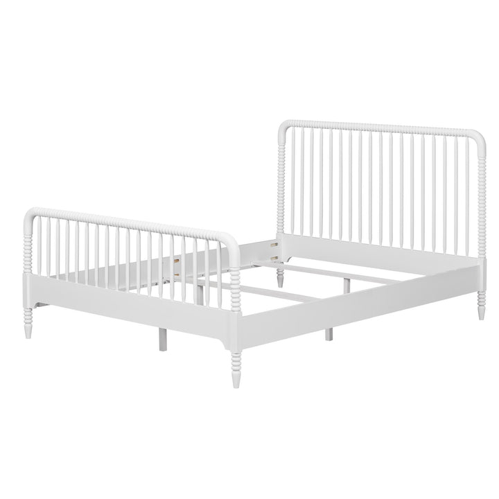 Rowan Valley Linden Kids' Full Size Bed with Wood Spindles - White - Full