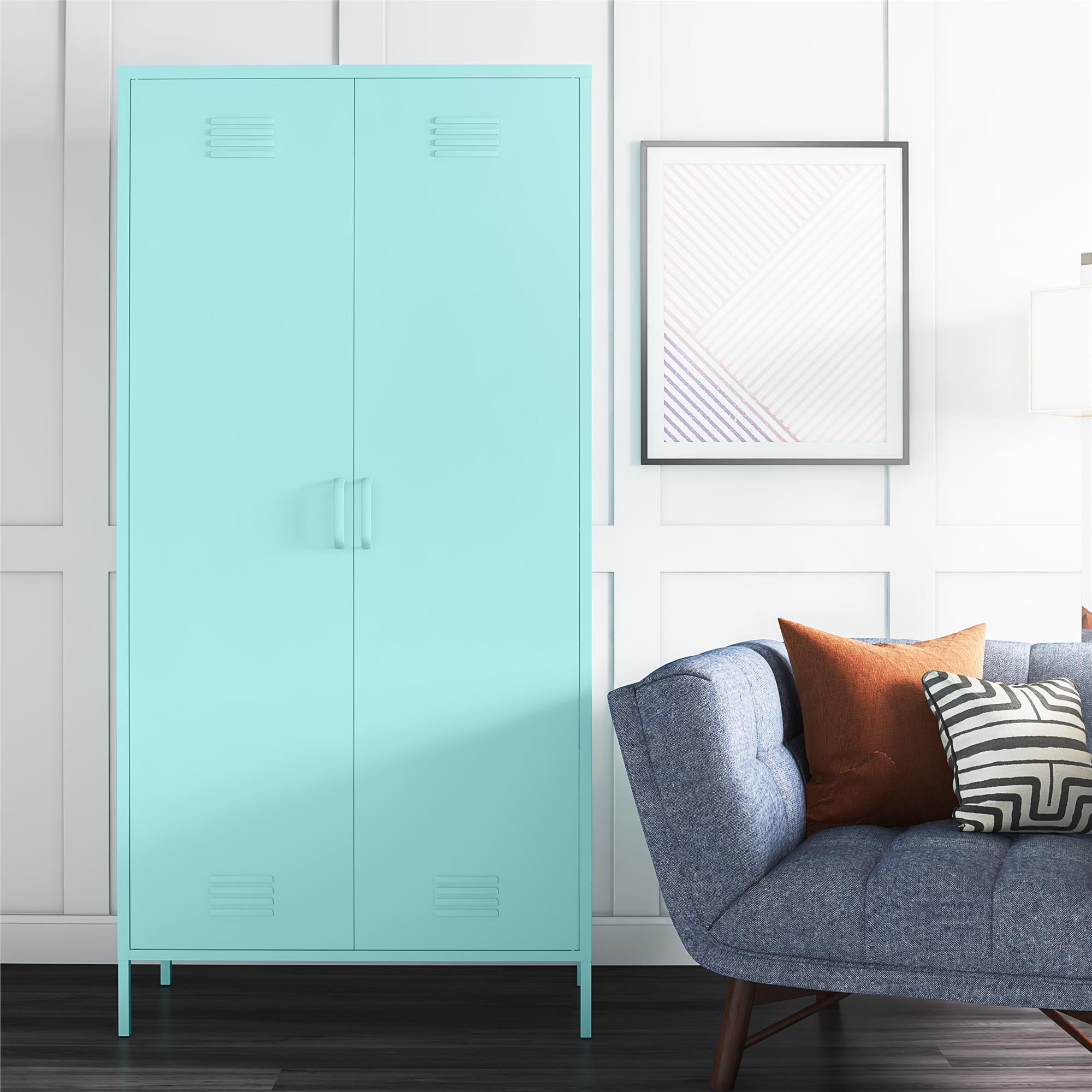 Cache Tall 2 Door Metal Locker: Secure & Vertical Storage